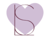 Love It Sew Logo - purple heart with letters "L" and "S" stacked on it